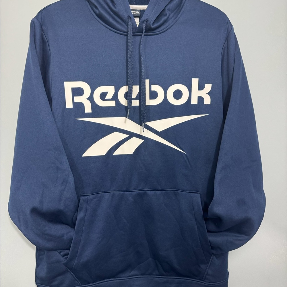 Reebok Men‎ Medium Navy Blue Hoodie New With Tags